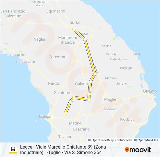 0094 - I Bus Line Map