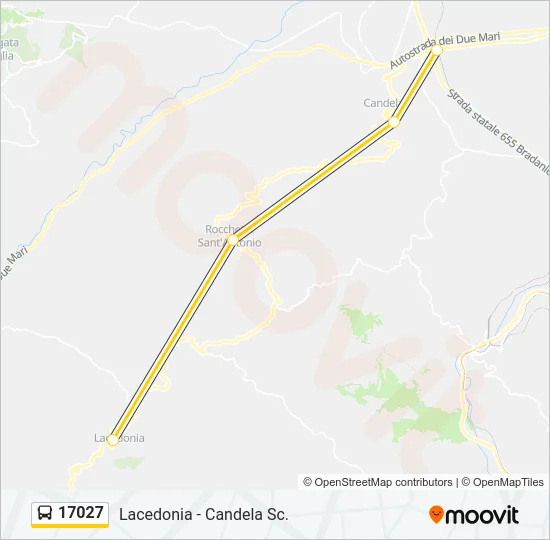 17027 Bus Line Map