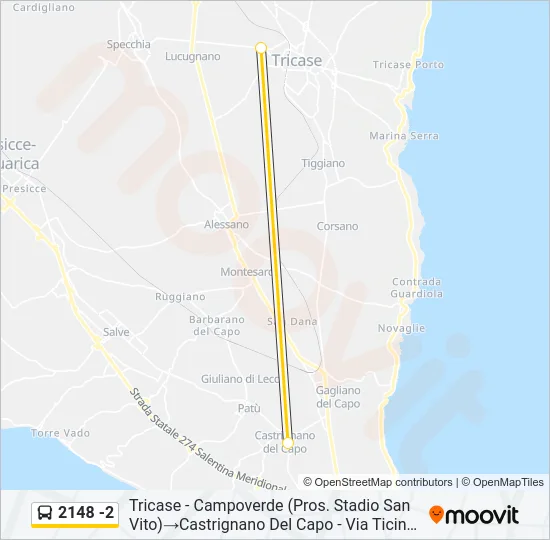 2148 -2 Bus Line Map