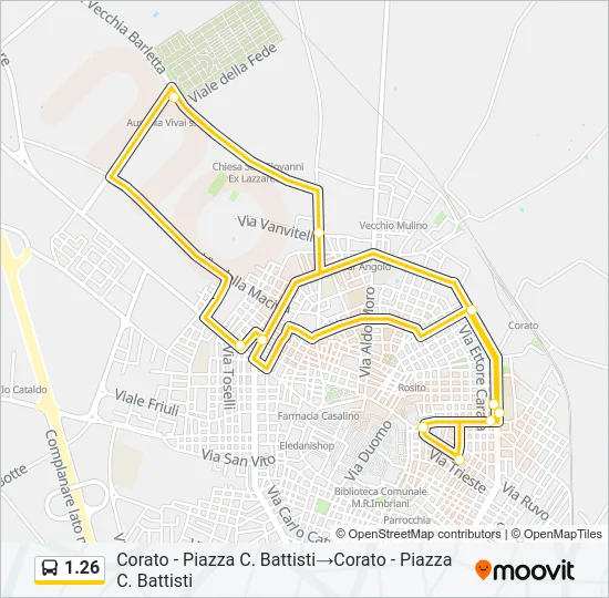 1.26 Bus Line Map
