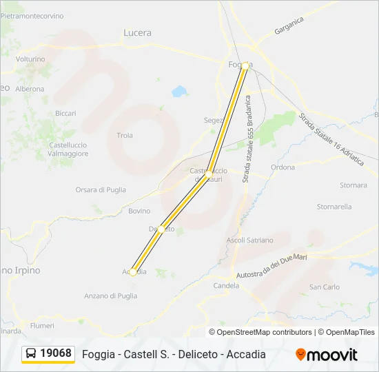 19068 Bus Line Map