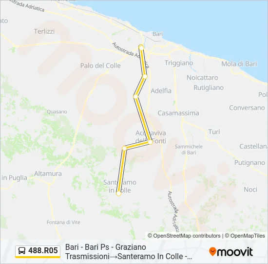 488.R05 Bus Line Map