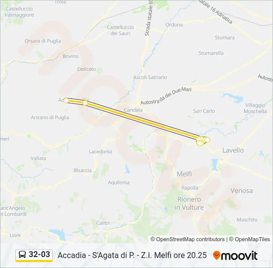 32-03 Bus Line Map