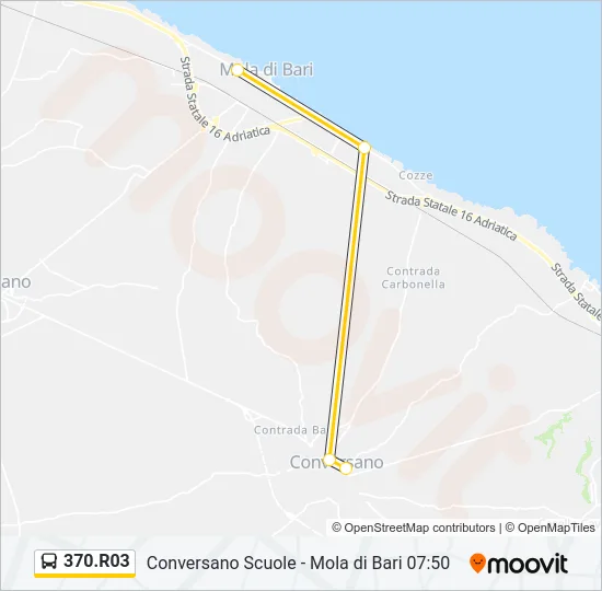 370.R03 Bus Line Map