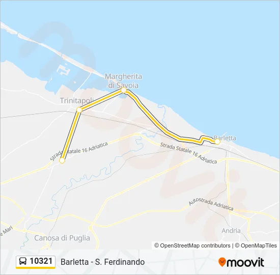 10321 Bus Line Map