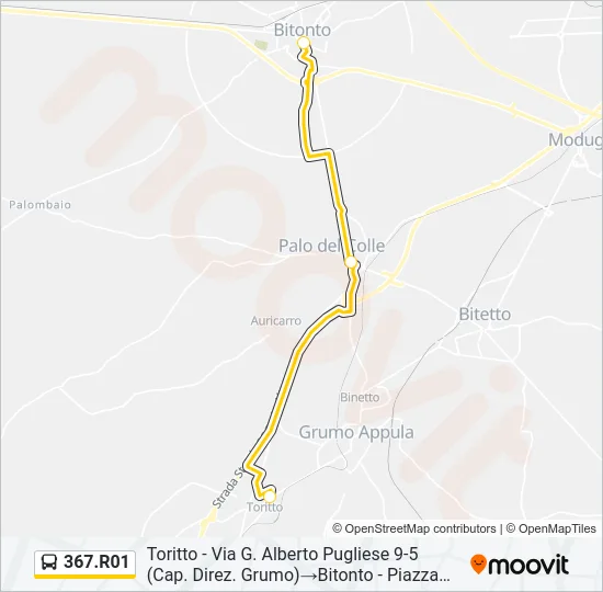 367.R01 Bus Line Map