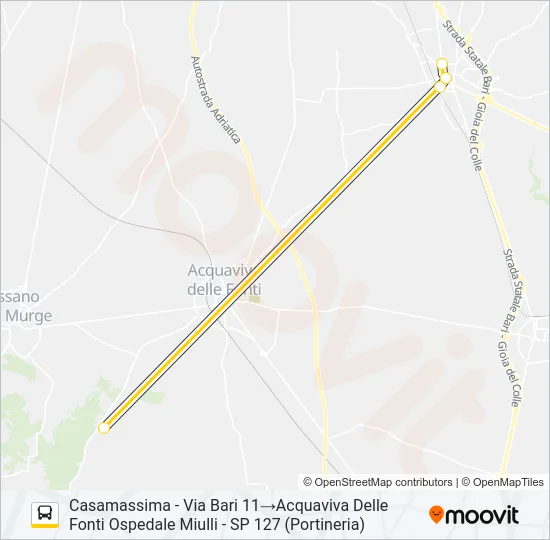 83 - FESTIVA Bus Line Map