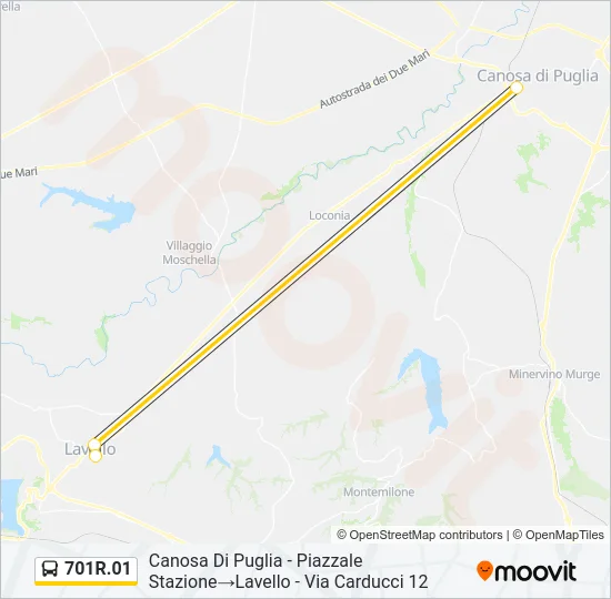 701R.01 Bus Line Map
