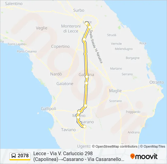 2078 Bus Line Map