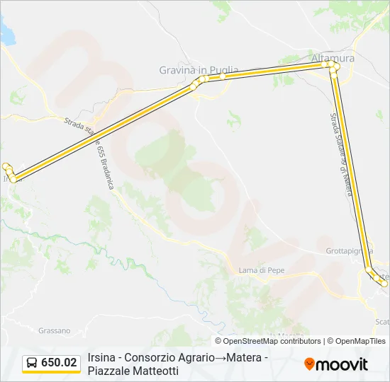650.02 Bus Line Map