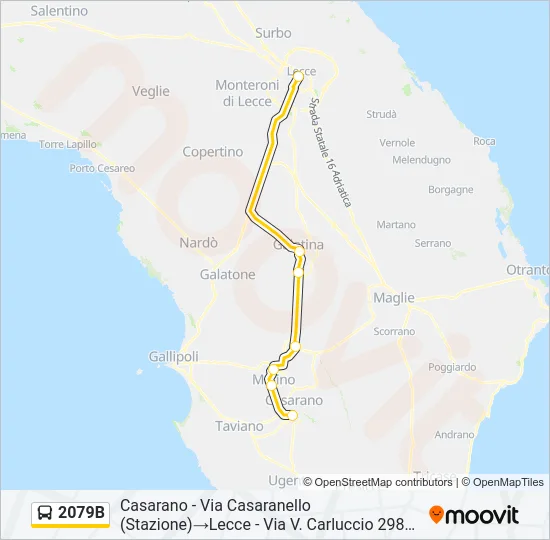 2079B Bus Line Map