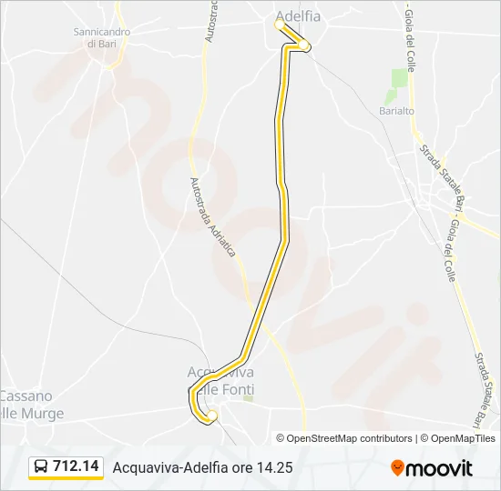 712.14 Bus Line Map