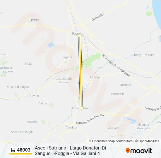 48003 Bus Line Map