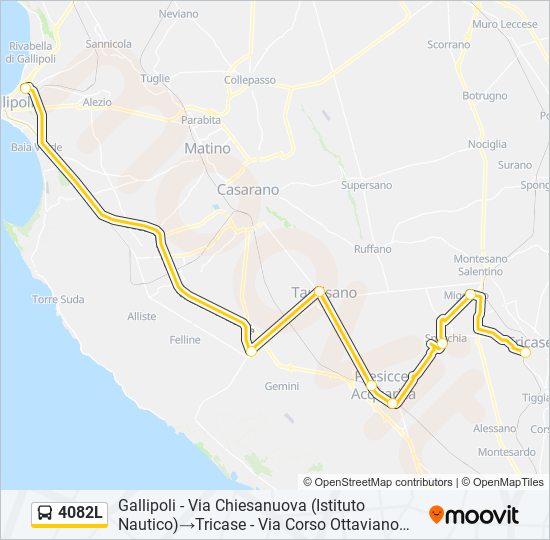 4082L bus Line Map