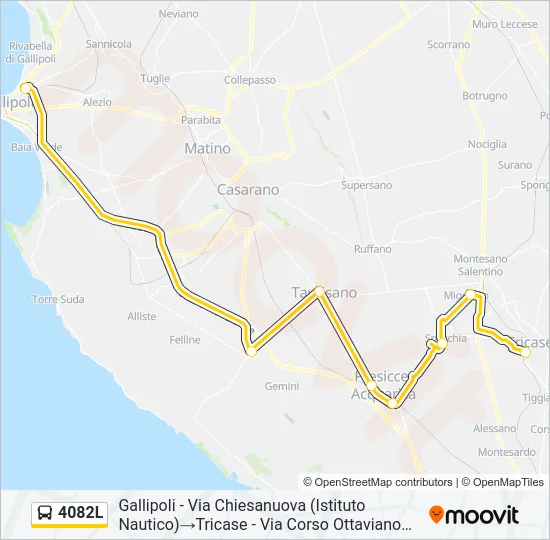 4082L Bus Line Map