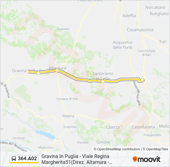 364.A02 Bus Line Map