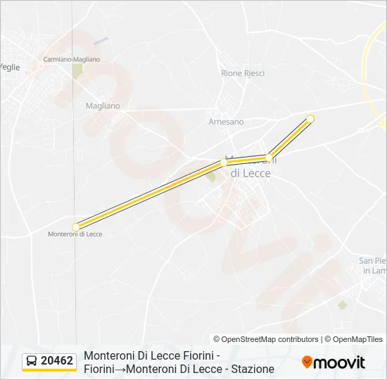 20462 Bus Line Map