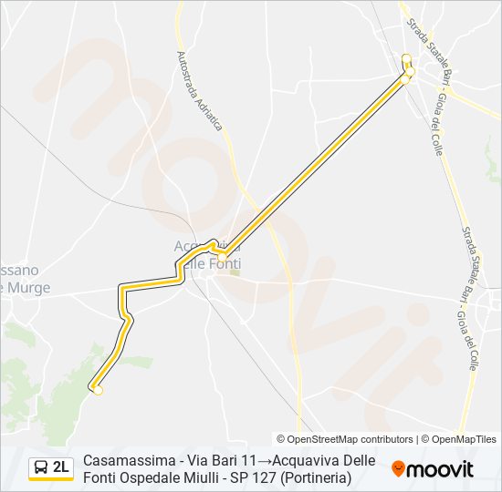 2L bus Line Map