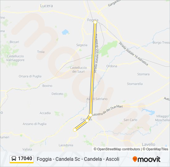17040 Bus Line Map