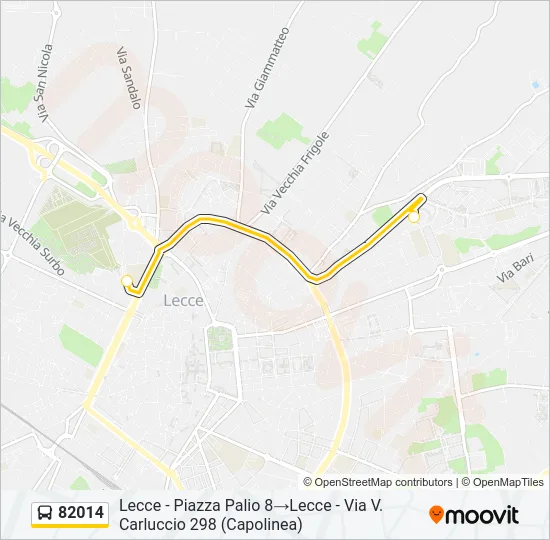 82014 Bus Line Map