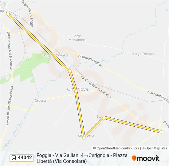 44042 Bus Line Map