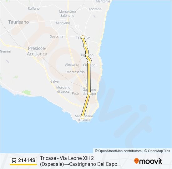 21414S bus Line Map