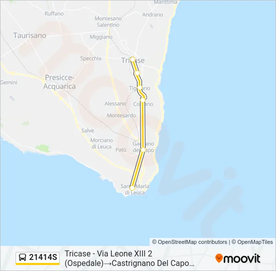 21414S Bus Line Map