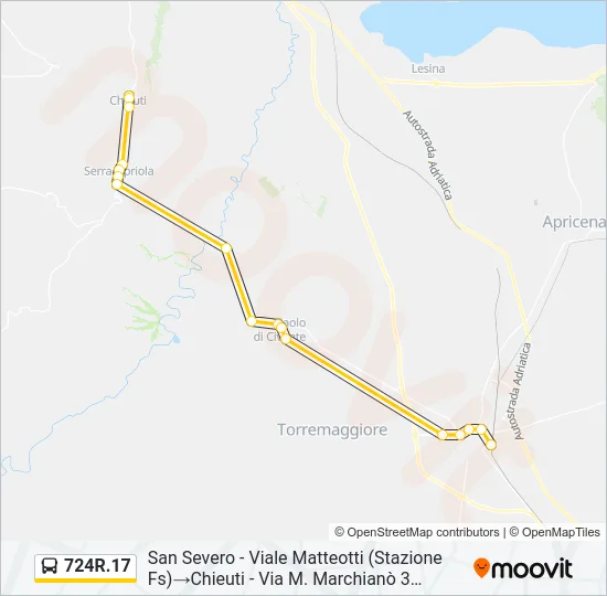 724R.17 Bus Line Map