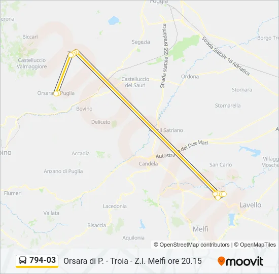 794-03 Bus Line Map