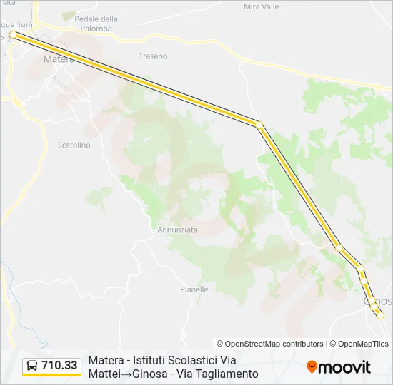 710.33 Bus Line Map