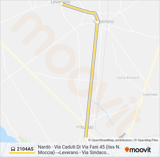 2104AS bus Line Map