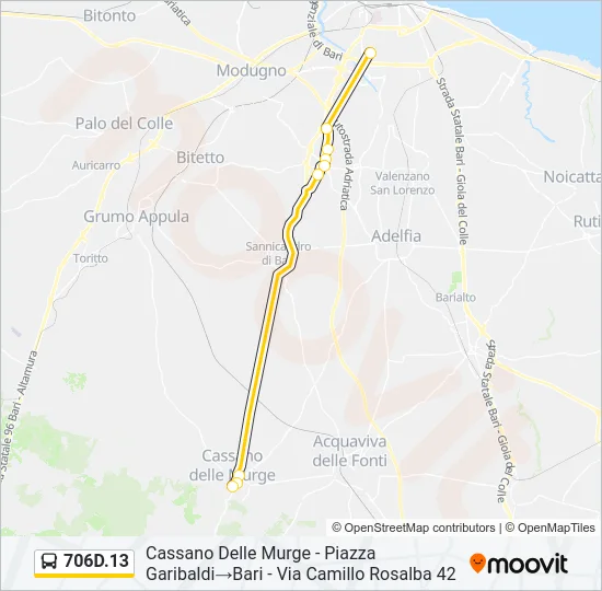 706D.13 Bus Line Map