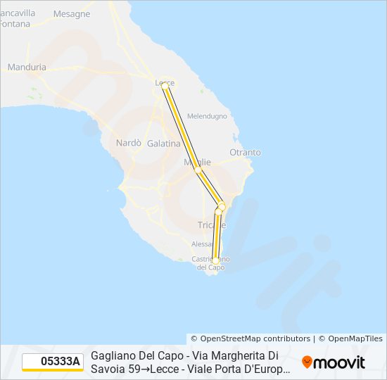 05333A bus Line Map