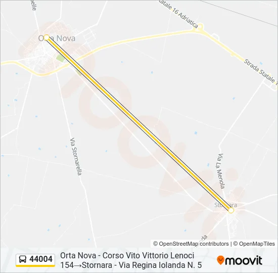 44004 Bus Line Map