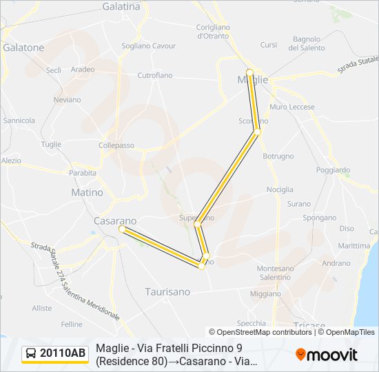 20110AB bus Line Map