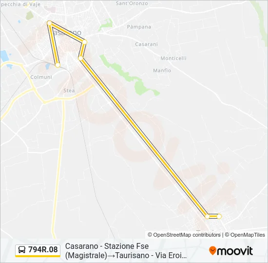 794R.08 Bus Line Map