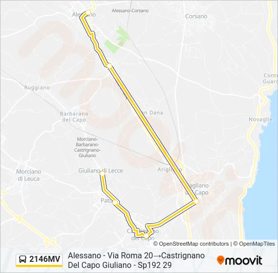 2146MV Bus Line Map