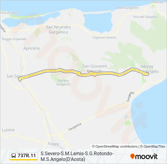 737R.11 Bus Line Map