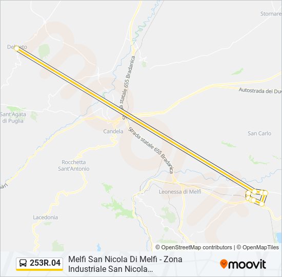 253R.04 bus Line Map