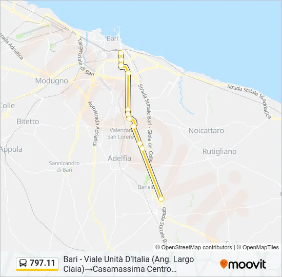 797.11 Bus Line Map