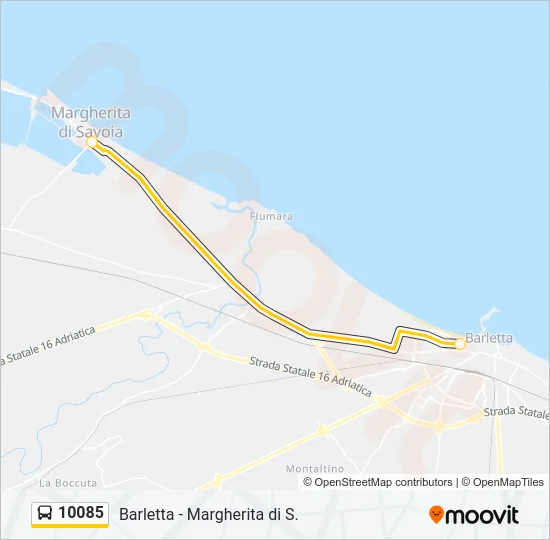 10085 Bus Line Map