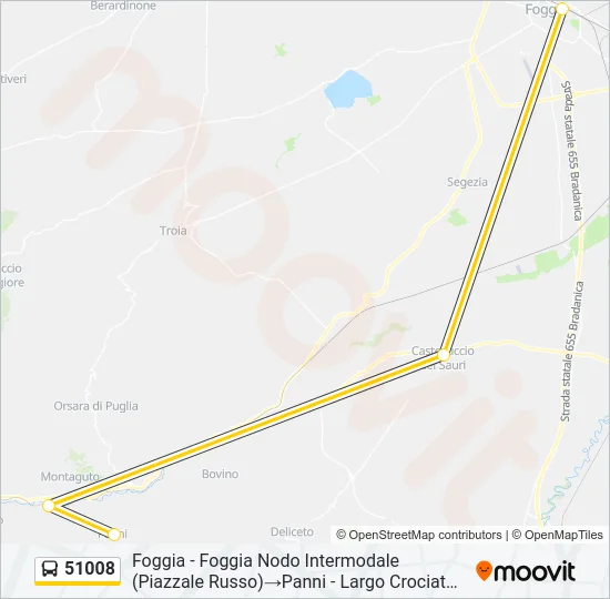 51008 Bus Line Map