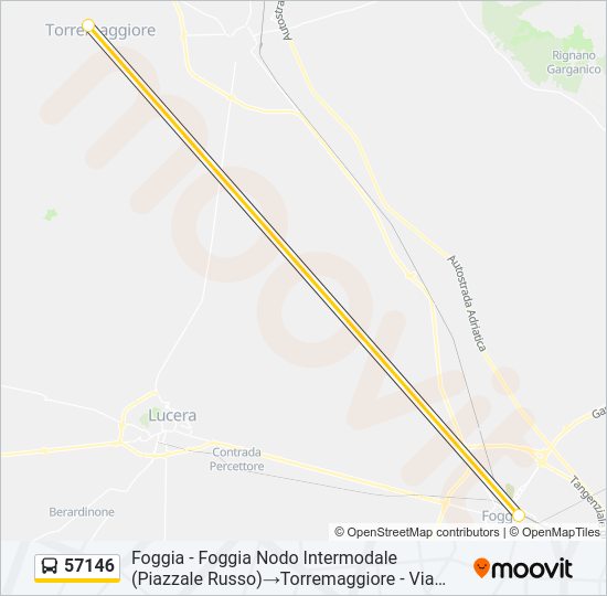 57146 Bus Line Map
