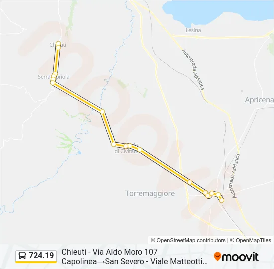 724.19 Bus Line Map