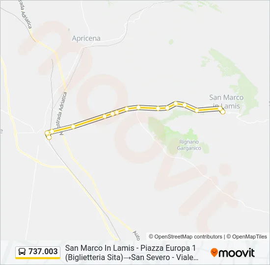 737.003 Bus Line Map