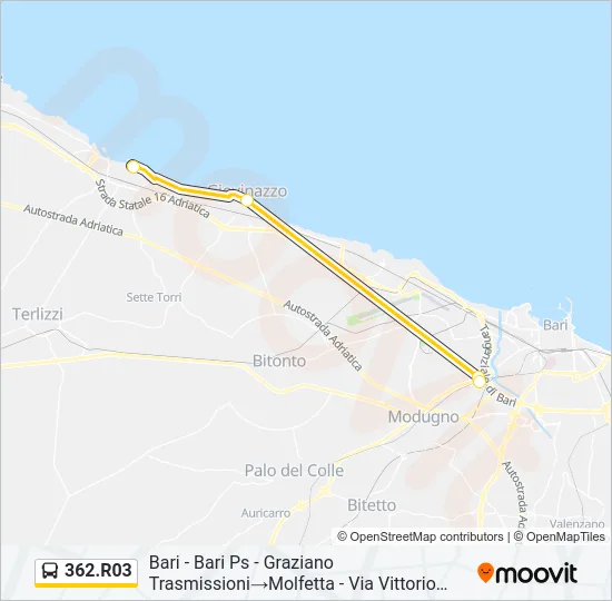 362.R03 Bus Line Map