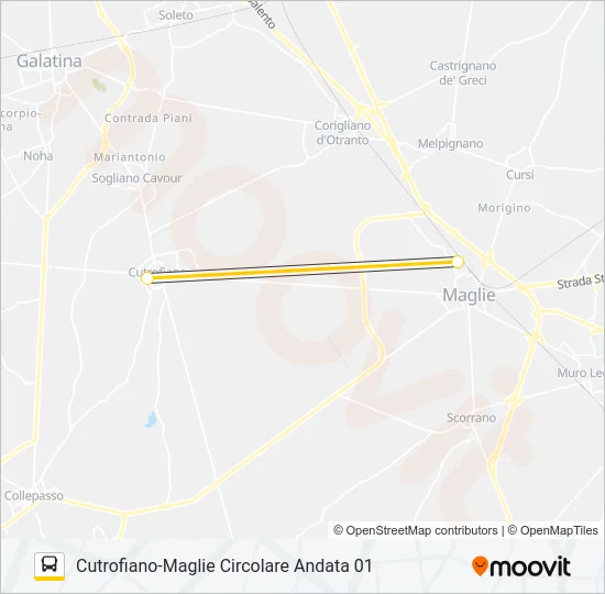 341CA.01 Bus Line Map