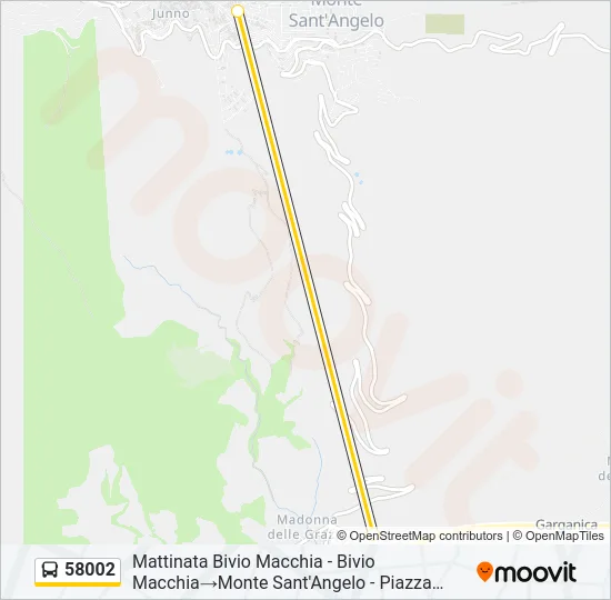 58002 Bus Line Map