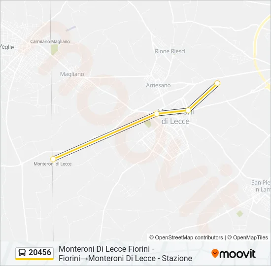 20456 Bus Line Map