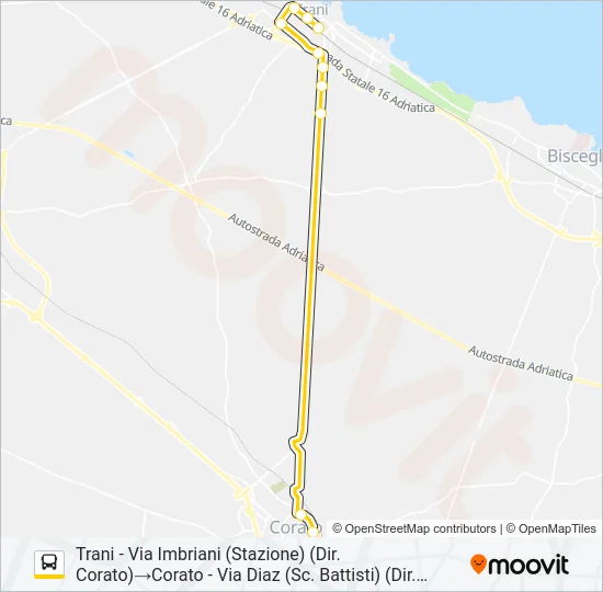 1001R.03 Bus Line Map